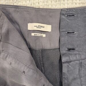 Isabel Marant Étoile Gray Button up high waisted cargo joggers
